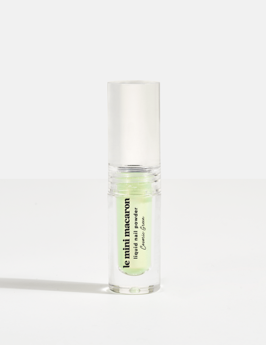 Cosmic Green - Liquid Nail Powder - Gel Topcoat & Powders