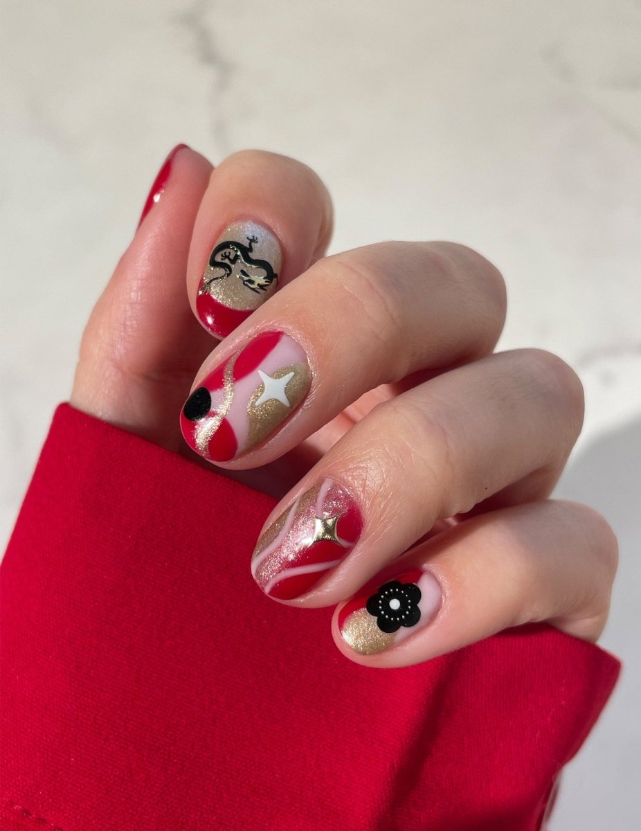 Dragon Queen - Mini Nail Stickers - Sticker