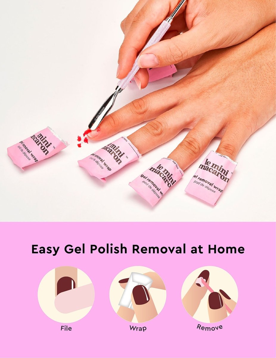 Gel Polish Remover Wraps - Remover Kit
