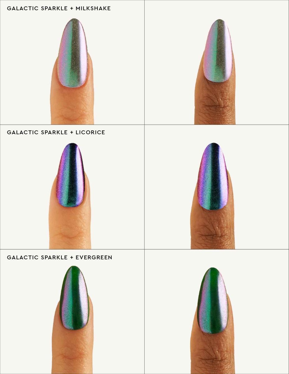 Stardust Liquid Nail Powder & Top Coat Bundle - Gel Topcoat & Powders